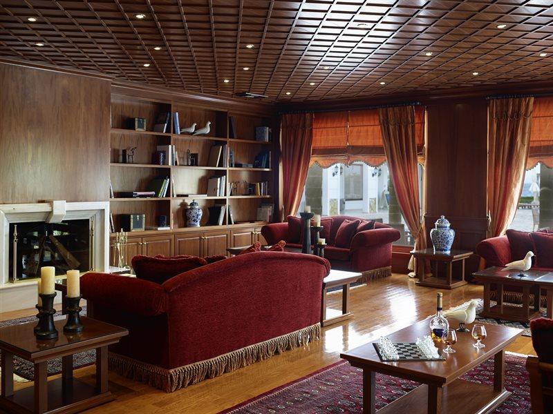 Mitsis Galini Hotel Kamena Vourla Ngoại thất bức ảnh The library